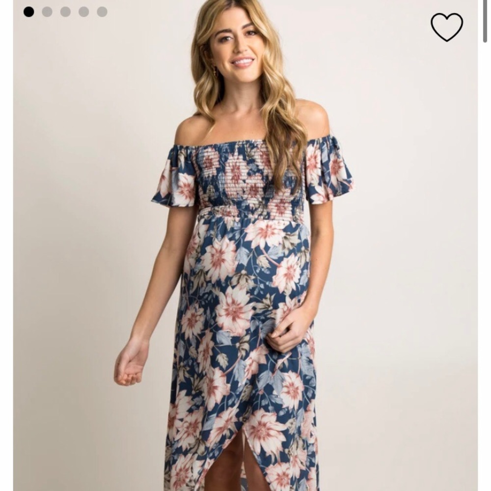 Pink Blush Maternity Dress